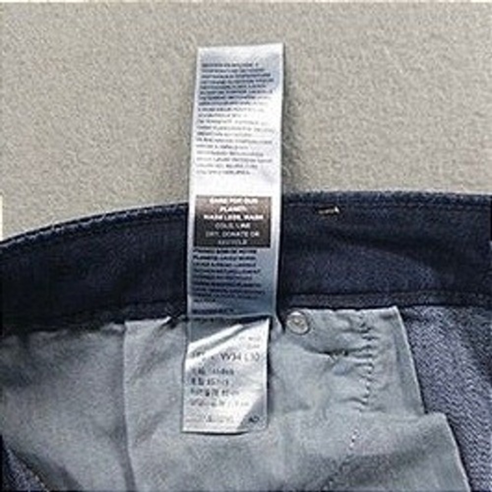 Signature Levi Strauss Bootcut Jeans Womens 16 Dark Wash Mid Rise Stretch Casual - Picture 12 of 14